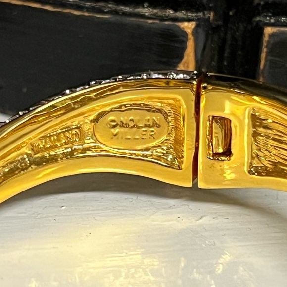 Nolan Miller Rhinestone Bangle - Picture 2 of 5